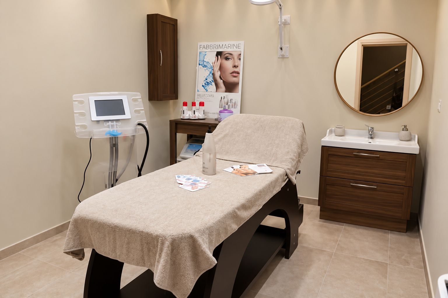 Cabina trattamenti viso e corpo